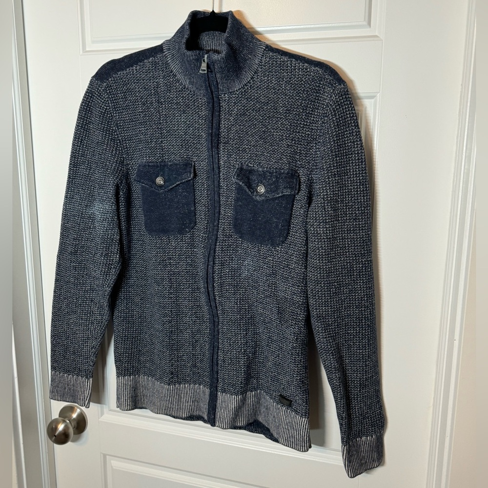 INC International Concepts Men’s Full-Zip Knit Sweater Jacket